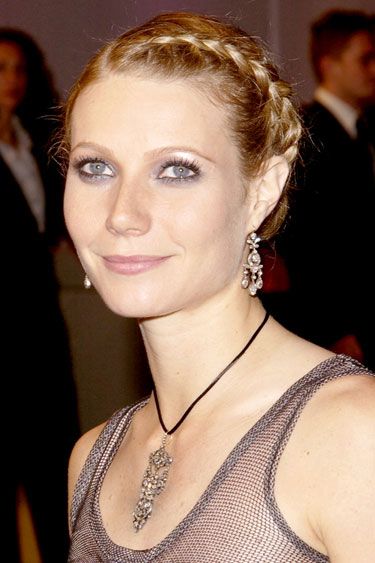 Braided updo - Gwyneth Paltrow hairstyles