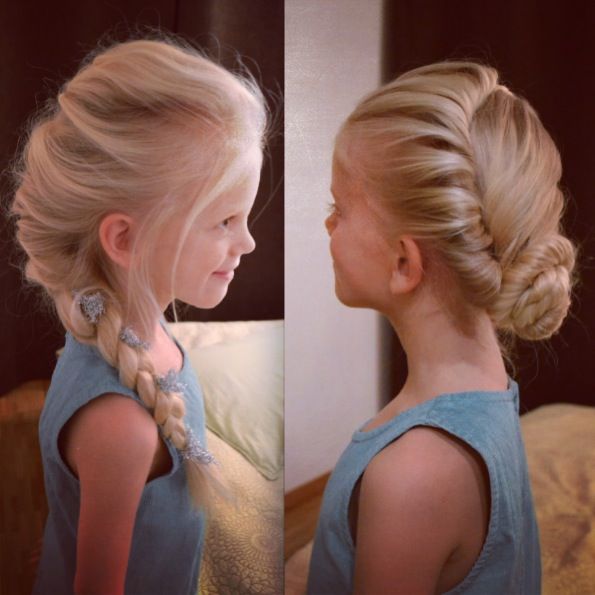 Stunning hairstyle for little girls