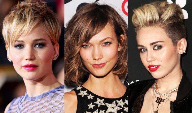 Chic short hairstyle for fall