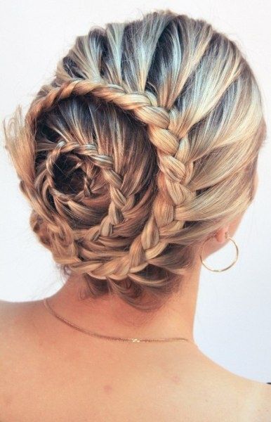 Stunning braided hairstyle for long hair