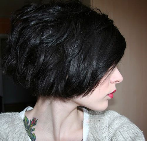 Fabulous short layered bob haircut