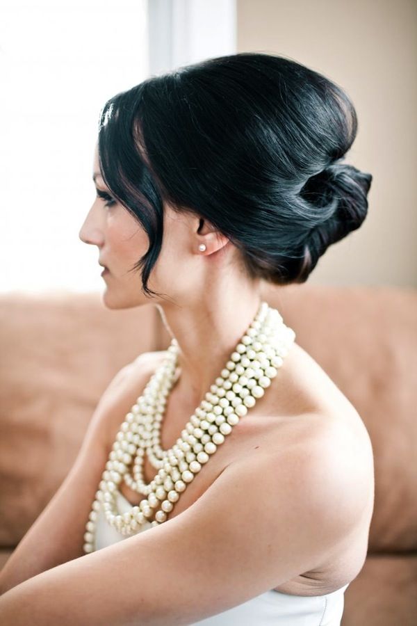 French twist updo for wedding hairstyles