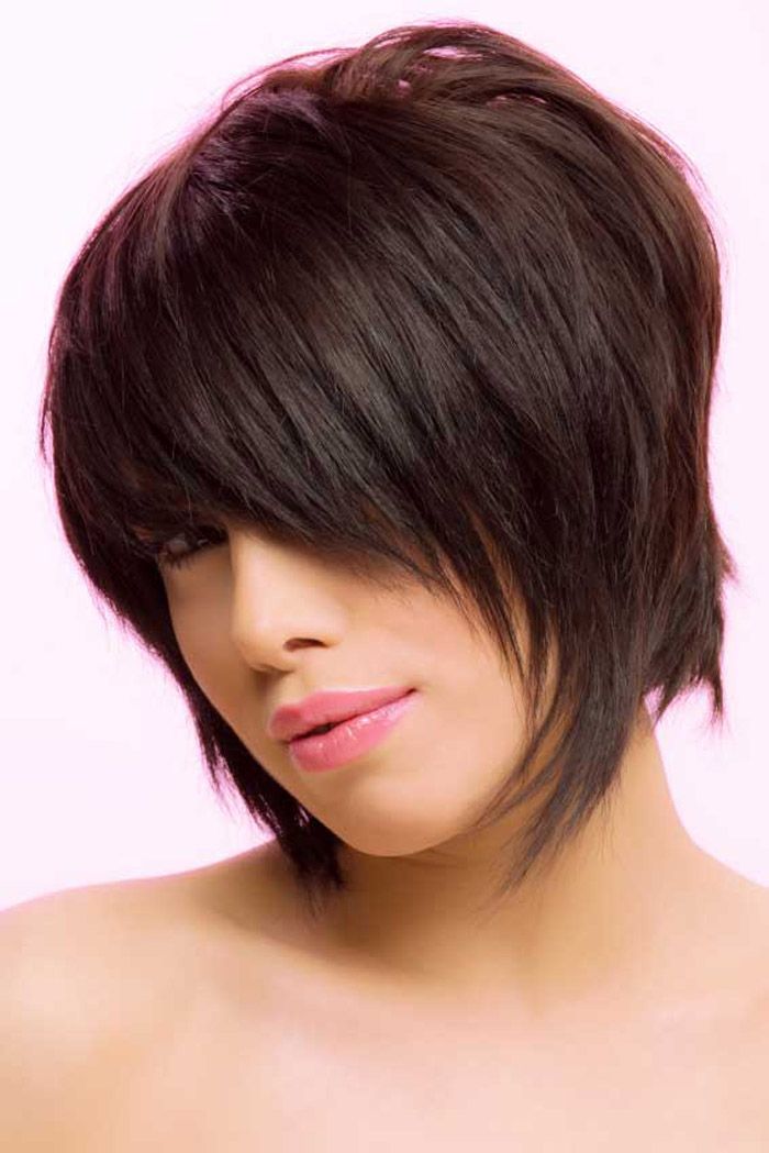 Pretty short layered bob hairstyle