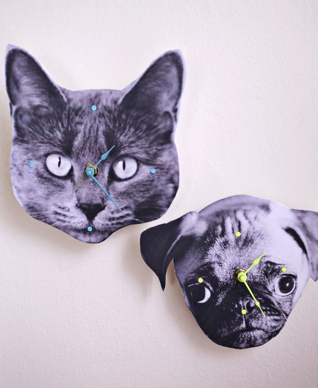 Pet Face Clock