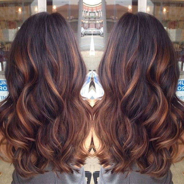 Long wavy ombre hairstyle