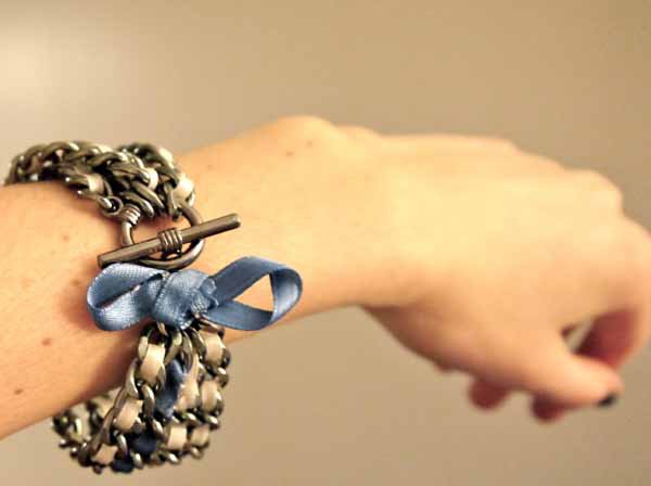 Band chain bracelet