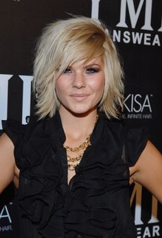 Short Choppy Kimberly Caldwell Hairstyle