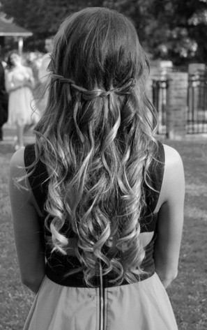 Beautiful half up hairstyle