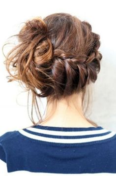 Braided updo