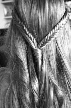 Braided half up hairstyle