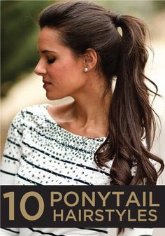 Large ponytail hairstyle