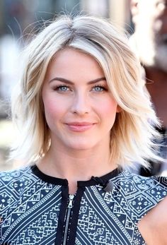 Layered short hairstyle for thick hair