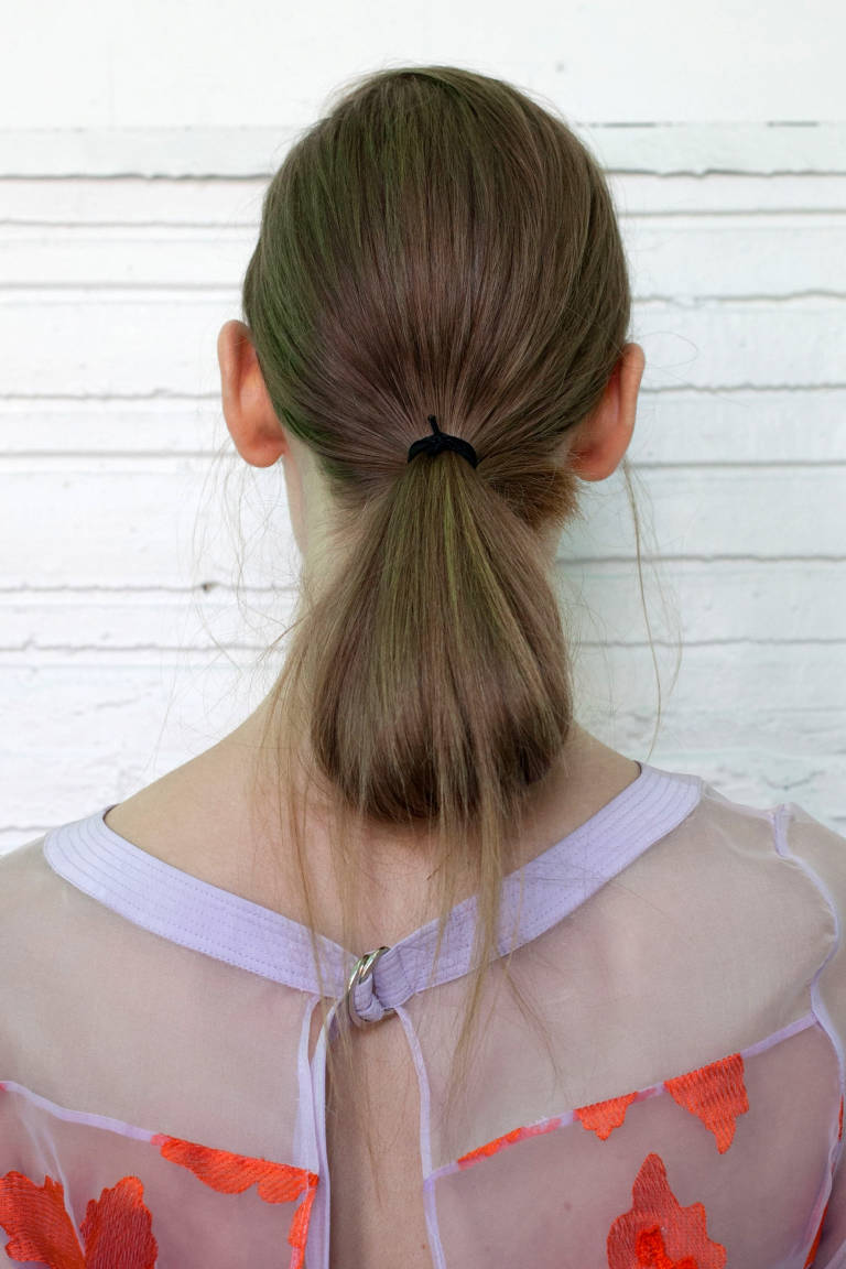 Beautiful ponytail hairstyle
