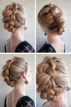 Braided mohawk hairstyle