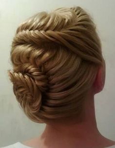 Braided funky hairstyle