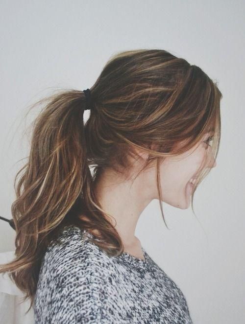 Simple ponytail