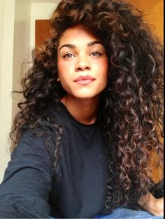 Curly hairstyle