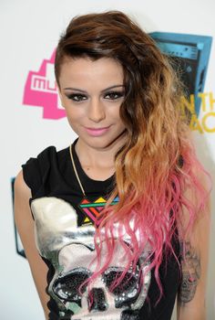 Light pink colored hair for Cher Lloyd hairstyles