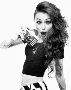 Long curly hair for Cher Lloyd hairstyles