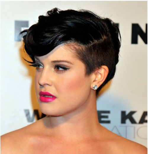 Short fauxhawk Kelly Osbourne hairstyle