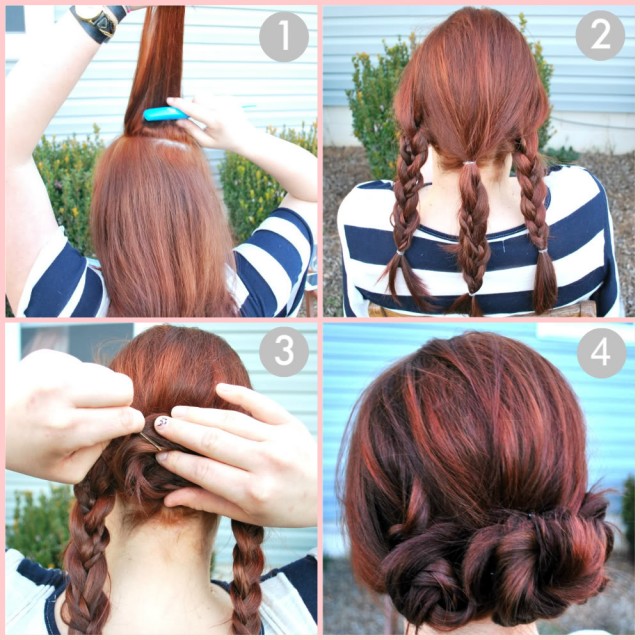 Breathtaking tutorial for braided updos