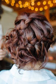 Beautiful double braid bun hairstyle