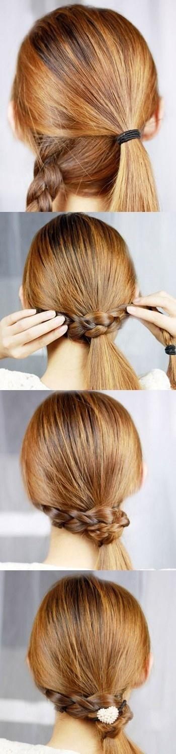 Sweet braided ponytail