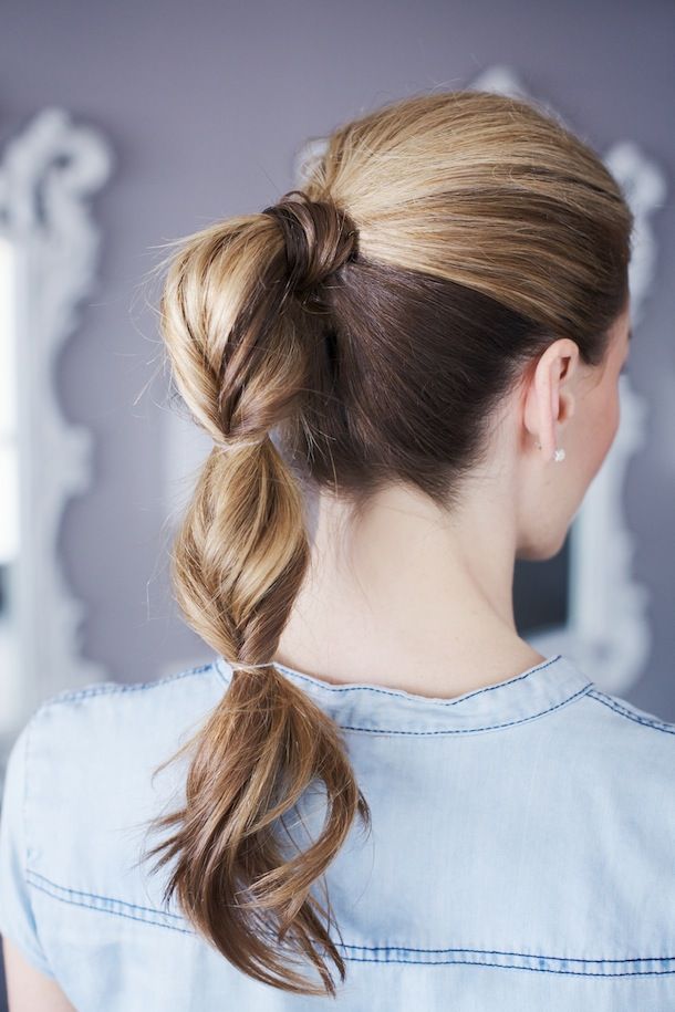 Stylish ponytail