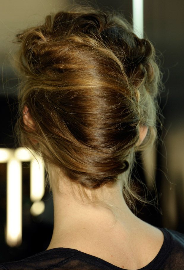 Beautiful French twist