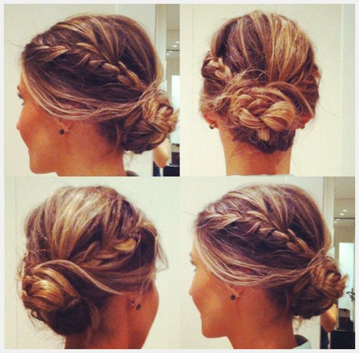 Pretty braided bun