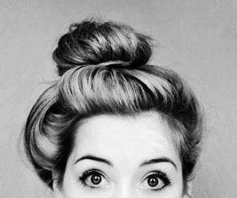 Adorable topknot for summer