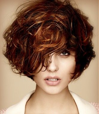 Stylish messy bob hairstyle