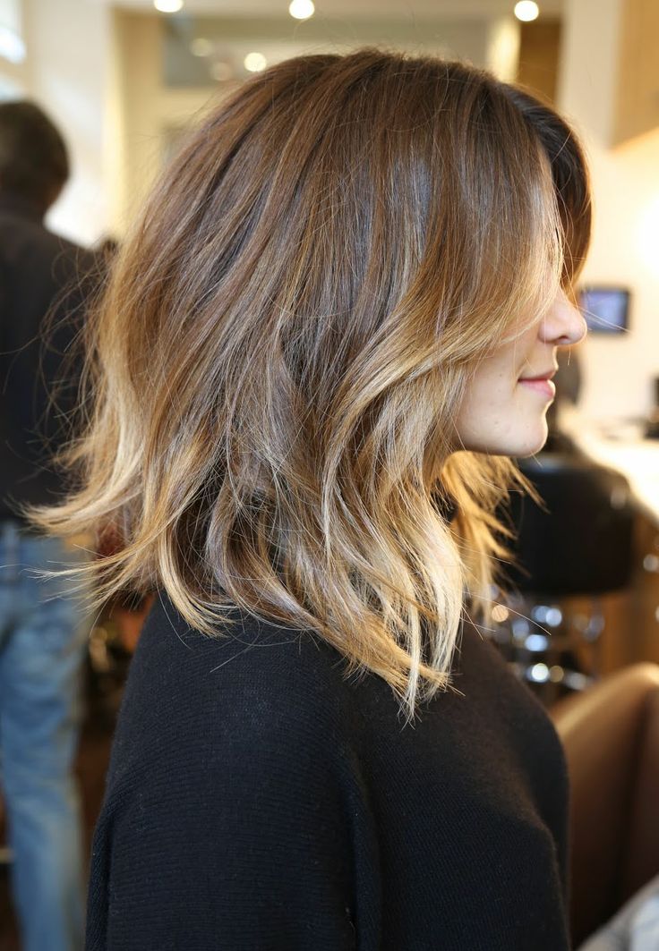 Stylish ombre hair