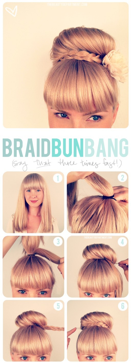 20. Braid, Bun and Bang