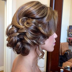 Bride updo hairstyle