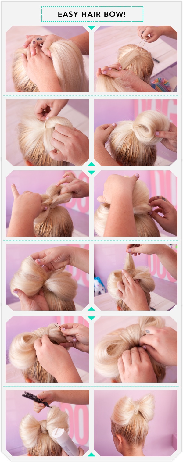 Simple hair bow tutorial