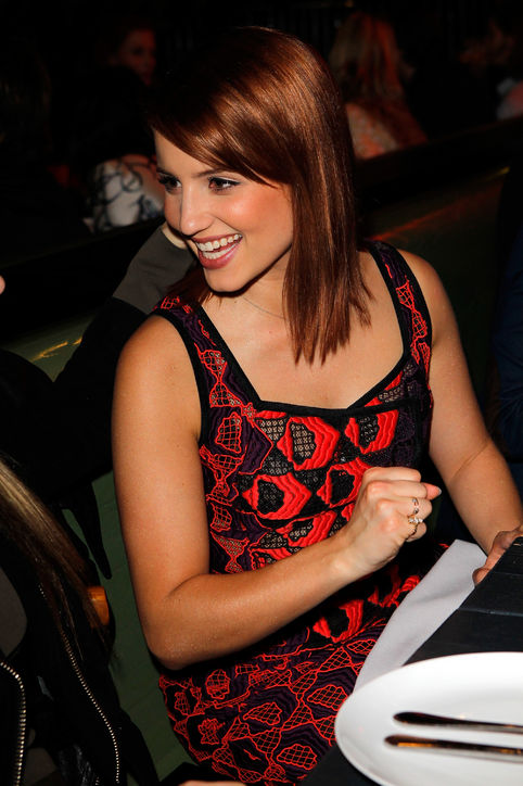 Dianna Agron's side-swept bangs