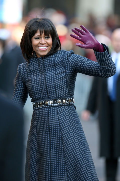 Michelle Obama's Rounded Bangs