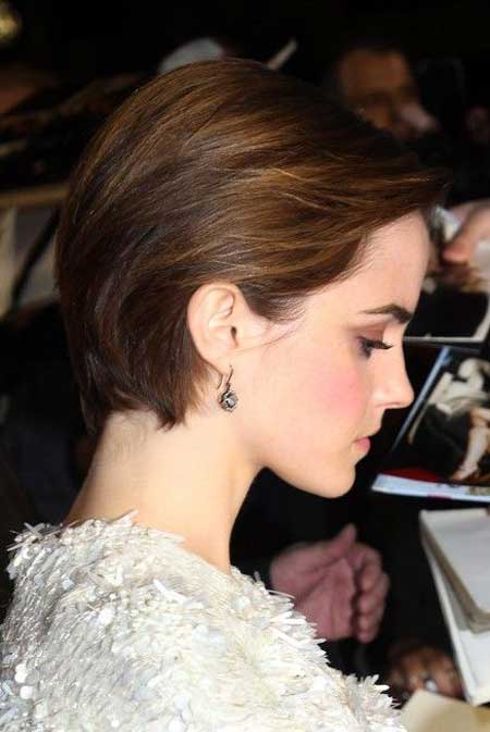 Emma Watson's attractive pixie cut