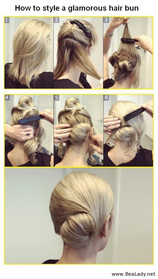 Glamorous topknot