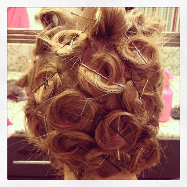 Try pin curls