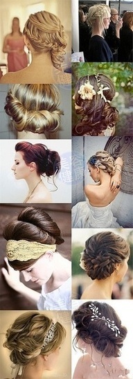 Romantic updo for weddings and holidays