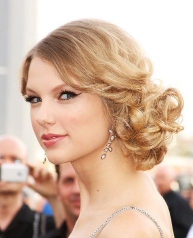 Nice prom hairstyle for shoulder length hair