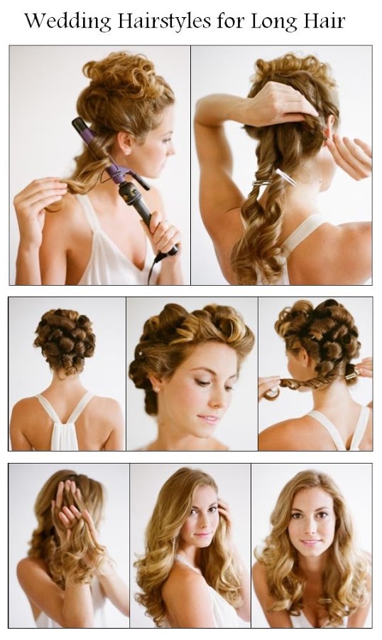 Make wedding hairstyles for long hair