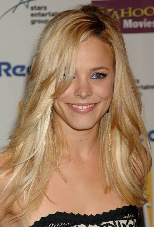Layered long blonde hairstyle "width =" 480