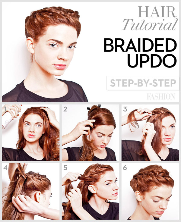 Braided updo