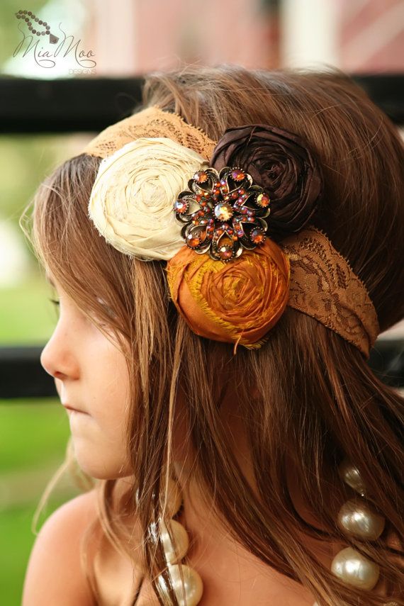 Headband hairstyle for little girls over