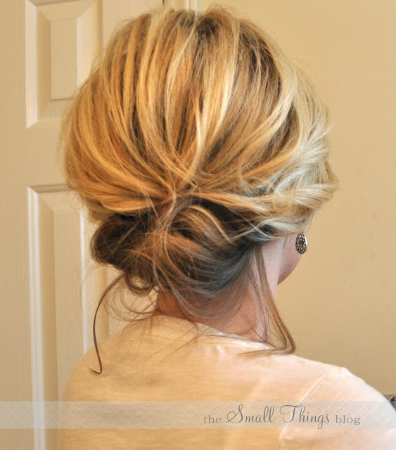 The chic updo over