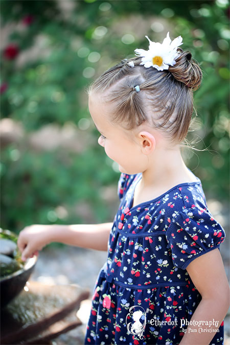 Bangs hairstyle for your daughter over