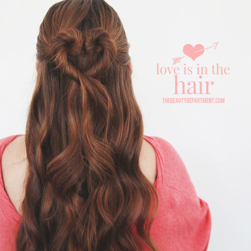 Half Up Half Down Hair for elegant hairstyle via